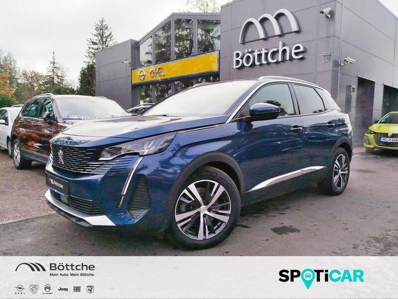 Lackierung blau celebes/metallic klarlack Gebraucht 2021 Peugeot 3008 Allure SUV | 24.740 € (Fairer Preis) - Bild 1/4