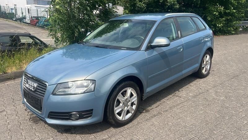 Blau Gebraucht 2009 Audi A3 Sportback Attraction Kleinwagen | 2.990 € (Superpreis) - Bild 1/4