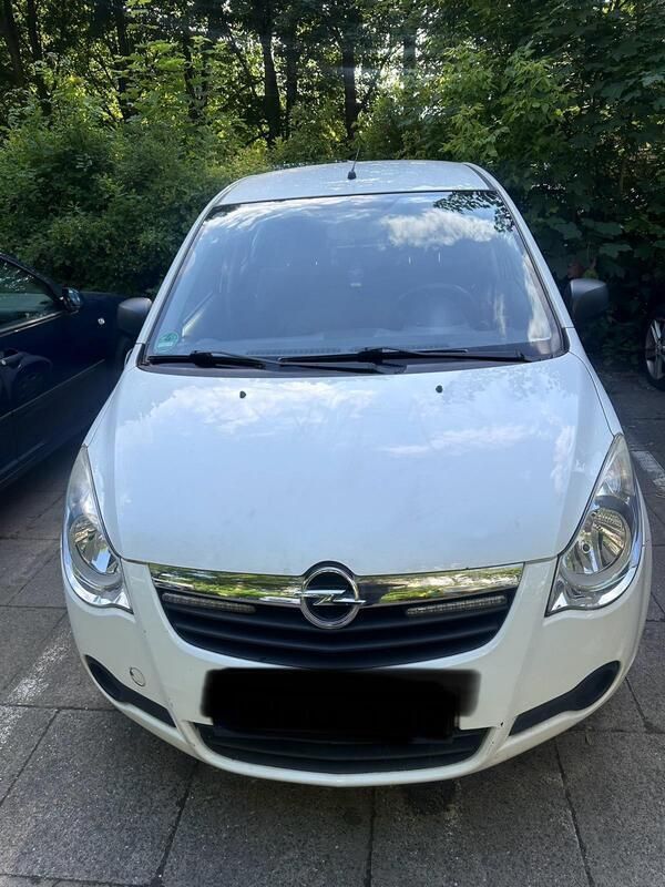 Weiß Gebraucht 2008 Opel Agila Kleinwagen | 2.500 € - Bild 1/4