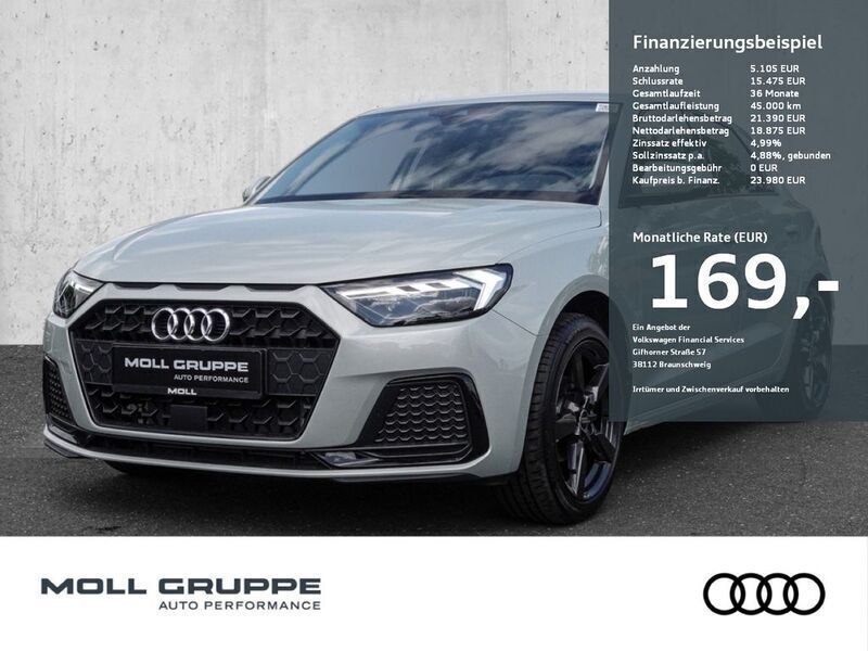 Tausilber (metallic) Gebraucht 2024 Audi A1 Sportback Ambiente Kleinwagen | 23.980 € (Superpreis) - Bild 1/3