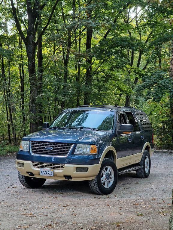 Blau Gebraucht 2003 Ford Expedition SUV | 5.450 € - Bild 1/4