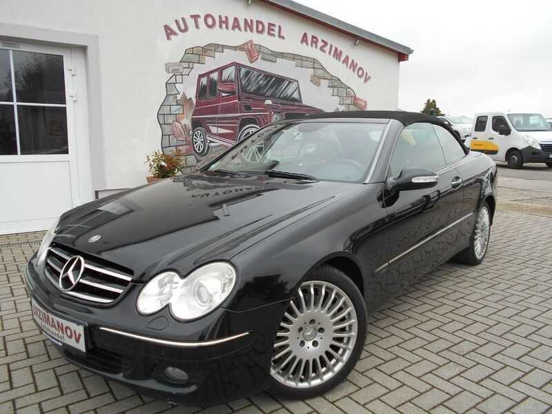 Schwarz Gebraucht 2008 Mercedes CLK200 Cabrio | 6.990 € (Etwas zu teuer) - Bild 1/4