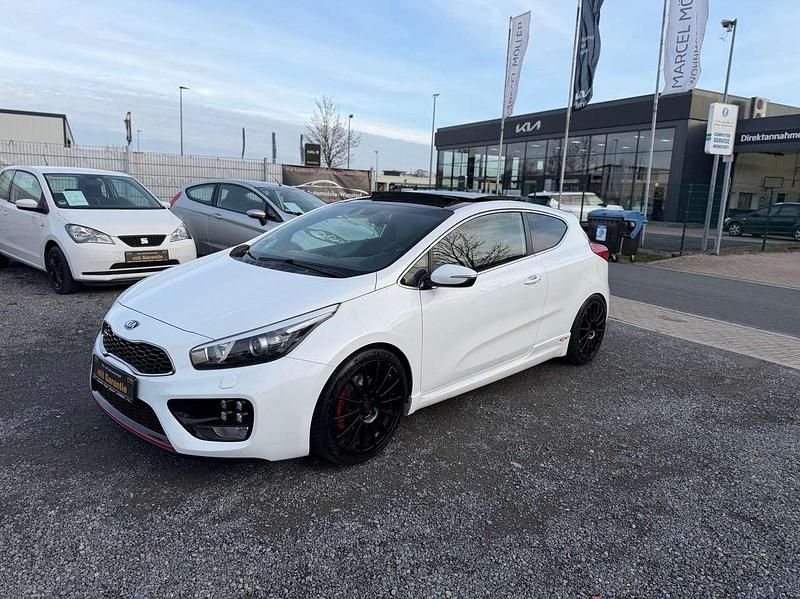 Gebraucht Kia Ceed GT-Track 204 PS (150 kW) 2015 (hw2) deluxeweiss met. Kleinwagen