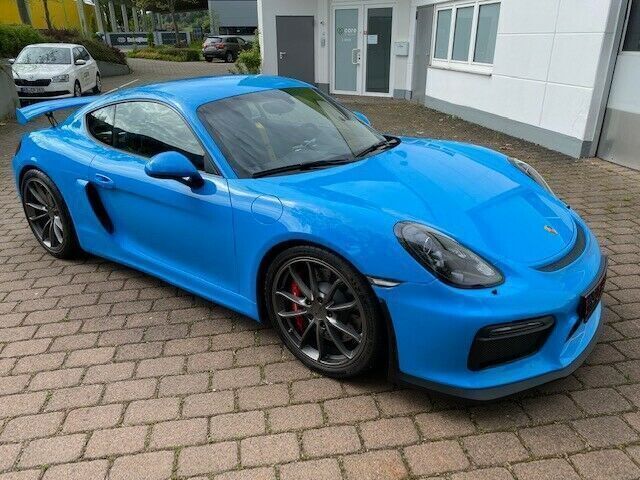 Blau Gebraucht 2016 Porsche Cayman GT4 Coupé | 129.900 € - Bild 1/4
