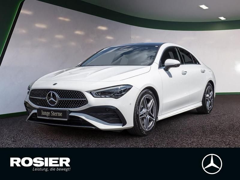 Weiss / polarweiß Gebraucht 2025 Mercedes CLA220 Advanced Plus Limousine | 51.990 € - Bild 1/4