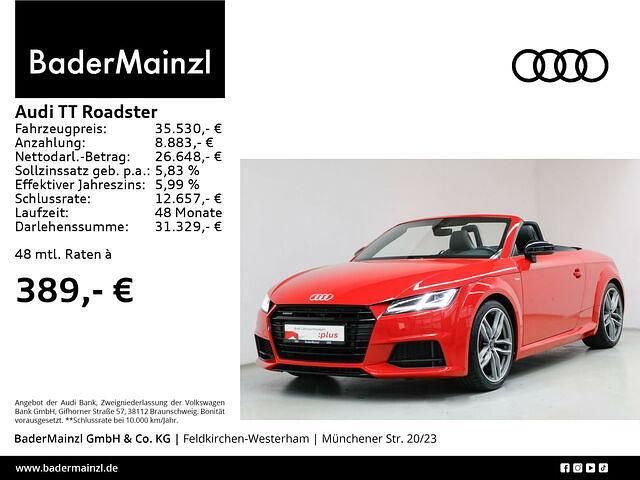 Tangorot metallic Gebraucht 2018 Audi TT Roadster Competition Cabrio | 35.530 € (Fairer Preis) - Bild 1/2