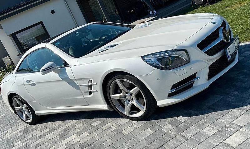 Gebraucht Mercedes SL350 306 PS (225 kW) 2013 Weiß Cabrio