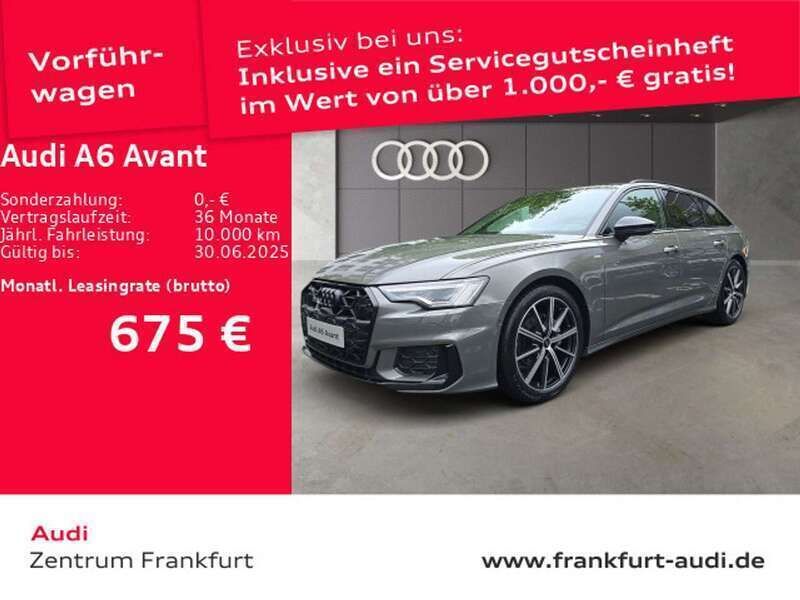 Chronosgrau metallic Gebraucht 2024 Audi A6 S-Line Kombi | 58.831 € - Bild 1/4