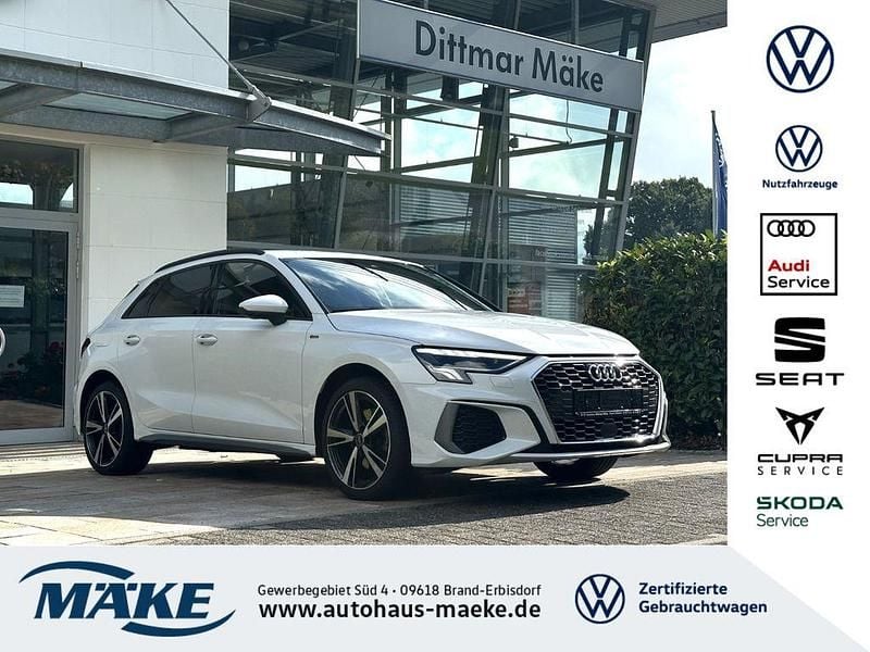 Gebraucht Audi A3 S-Line 204 PS (150 kW) 2021 Gletscherweiß metallic Limousine