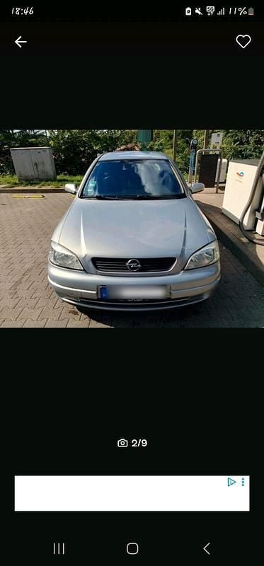 Silber Gebraucht 2001 Opel Astra Limousine | 900 € (Guter Preis) - Bild 1/4