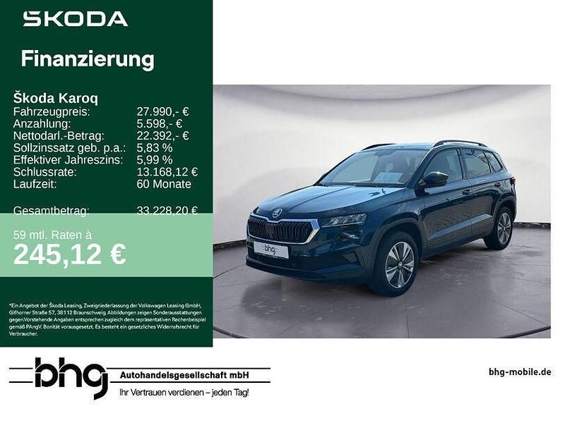 Blau Gebraucht 2022 Skoda Karoq Ambition SUV | 27.990 € (Fairer Preis) - Bild 1/4