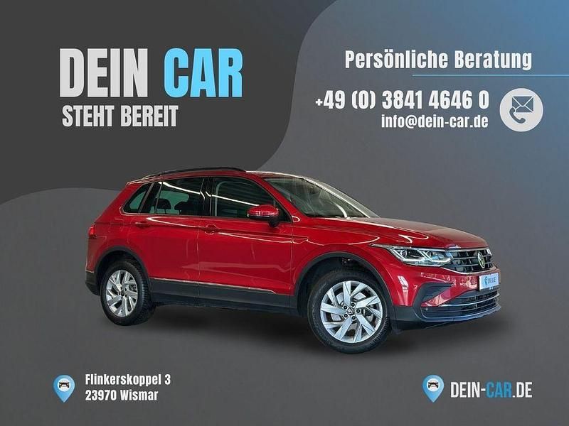 Rot Gebraucht 2022 VW Tiguan Life SUV | 34.880 € (Fairer Preis) - Bild 1/4