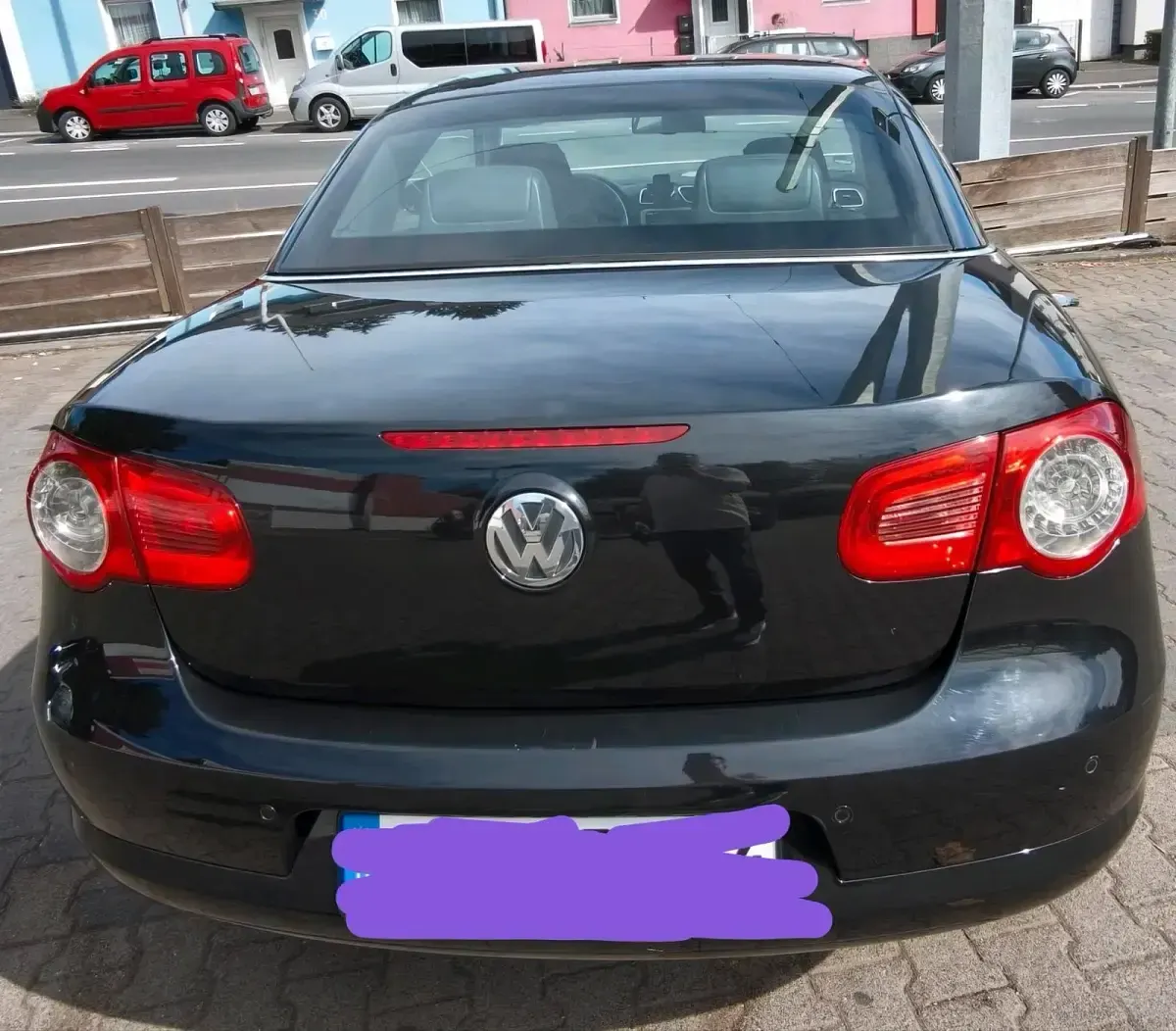 Gebraucht VW Eos 140 PS (102 kW) 2007 Schwarz Cabrio