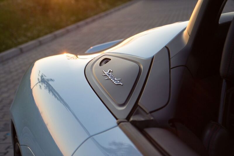 Gebraucht Porsche Boxster Spyder 375 PS (275 kW) 2016 Weiß Cabrio