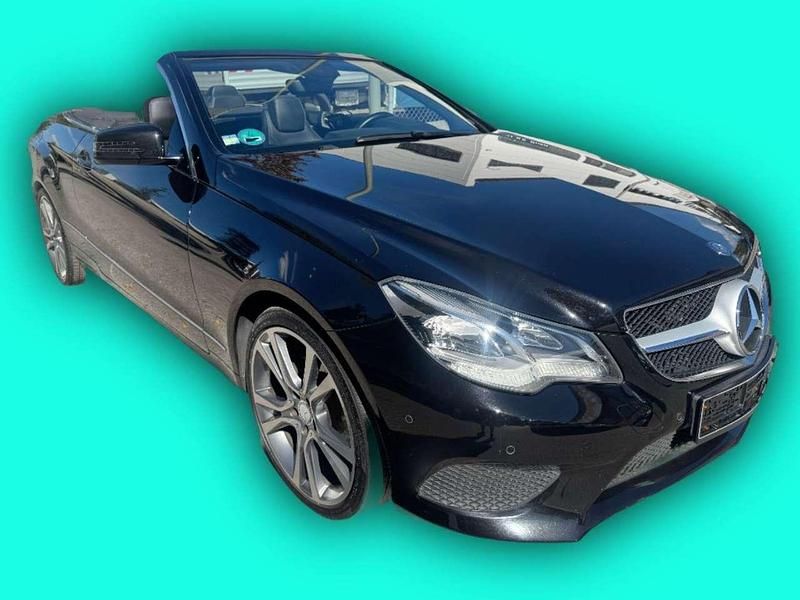 Obsidianschwarz Gebraucht 2014 Mercedes E220 Cabrio | 19.800 € (Fairer Preis) - Bild 1/4