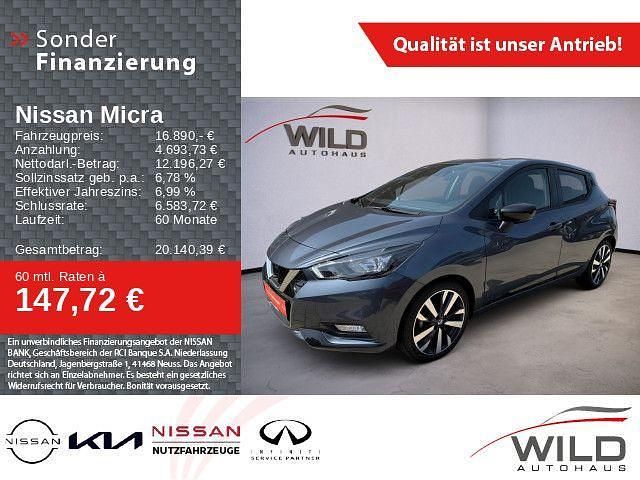 Grau Gebraucht 2022 Nissan Micra Kleinwagen | 16.890 € (Etwas zu teuer) - Bild 1/4