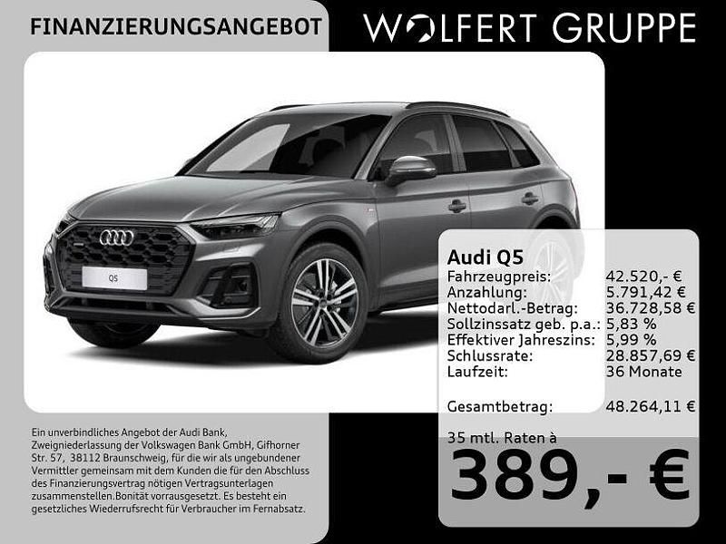 Daytonagrau perleffekt Gebraucht 2022 Audi Q5 Ambiente SUV | 42.520 € (Fairer Preis) - Bild 1/4
