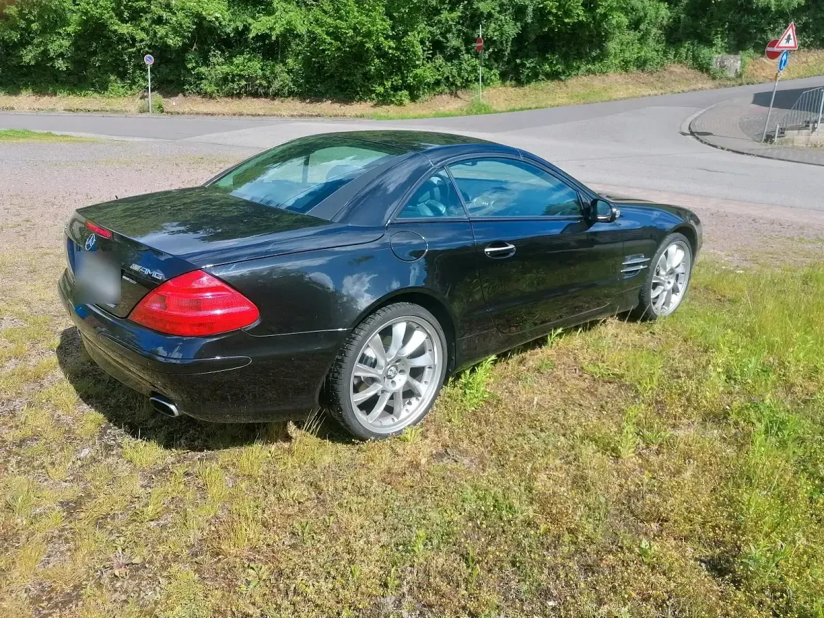Gebraucht Mercedes SL350 245 PS (180 kW) 2003 Schwarz Cabrio