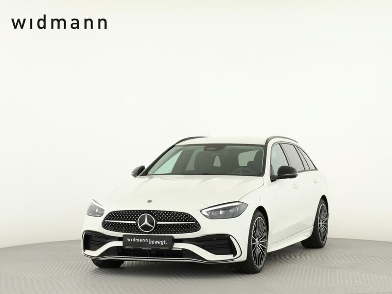 Unilack polarweiß Gebraucht 2024 Mercedes C200 AMG Kombi | 43.850 € (Etwas zu teuer) - Bild 1/4