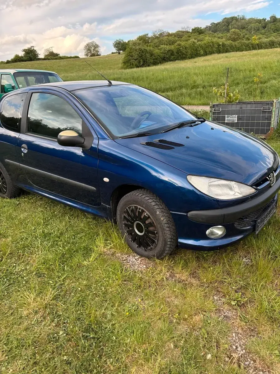 Gebraucht Peugeot 206 60 PS (44 kW) 2003 Blau Kleinwagen