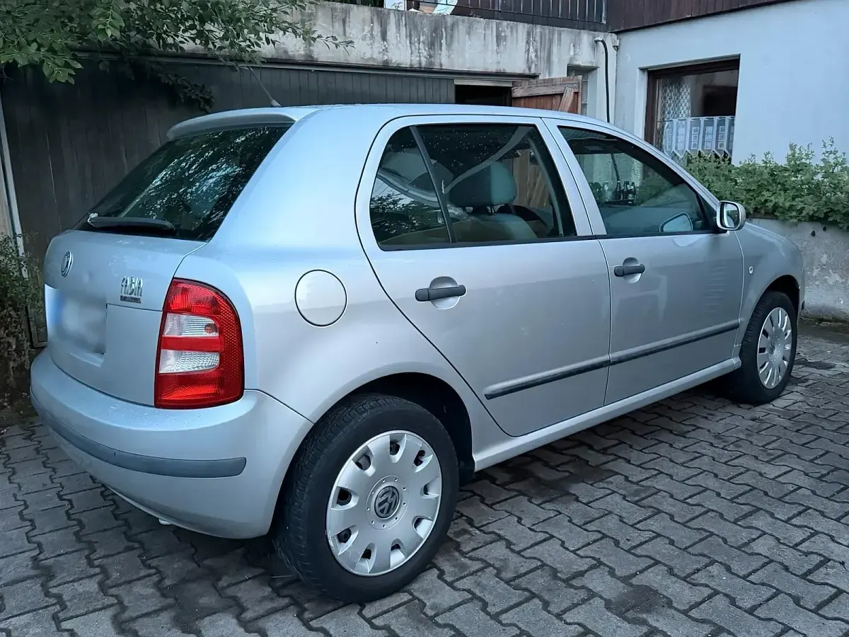 Gebraucht Skoda Fabia 2003 Silber Kleinwagen
