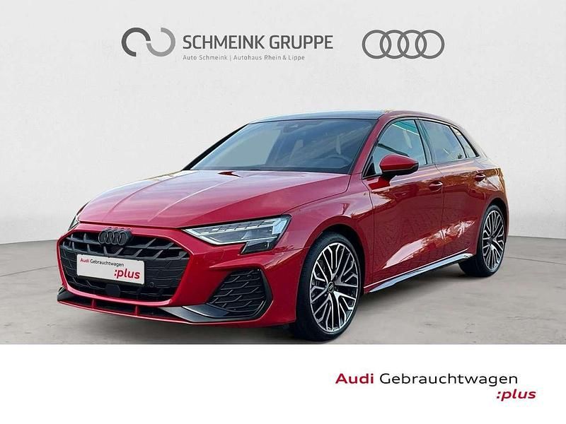 Progressivrot metallic Gebraucht 2025 Audi A3 S-Line Limousine | 45.440 € - Bild 1/4