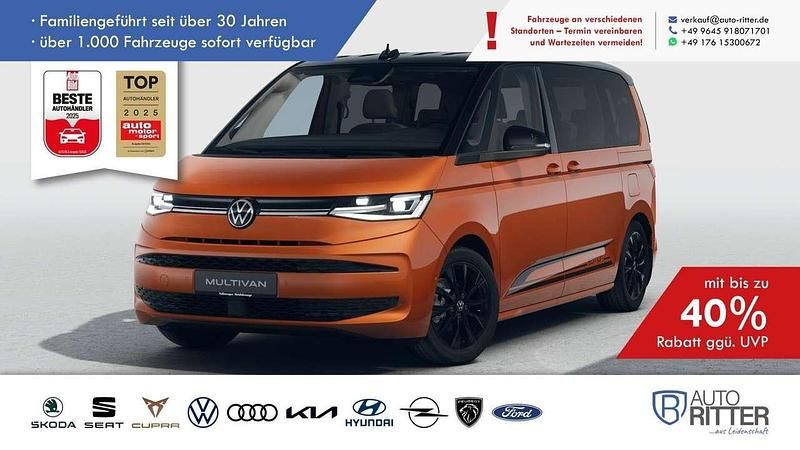 Energetic orange metallic / d. Neu 2025 VW T7 Edition Van | 55.990 € - Bild 1/4