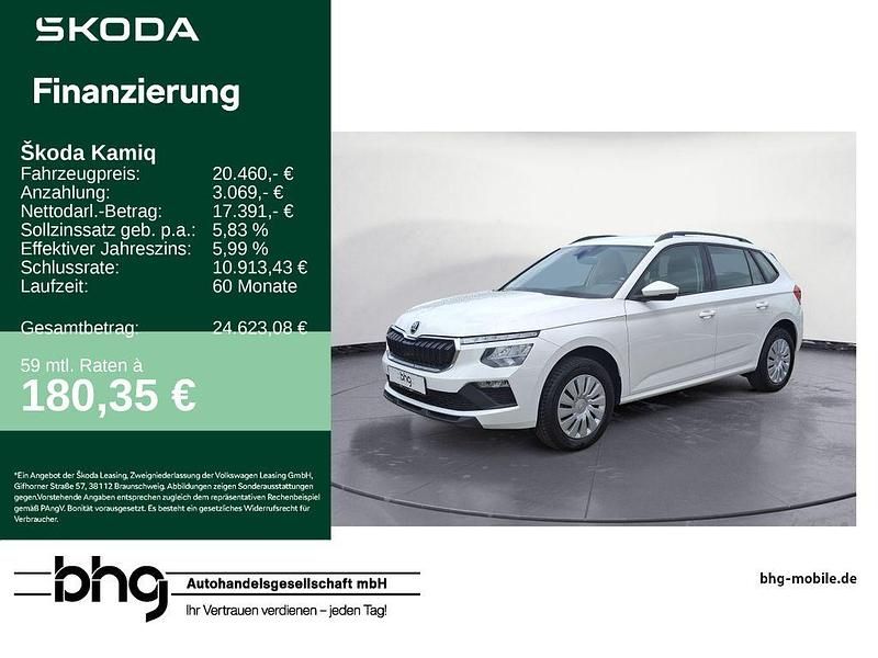 Weiß Gebraucht 2024 Skoda Kamiq Essence SUV | 20.460 € (Fairer Preis) - Bild 1/4
