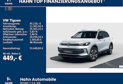 Neu VW Tiguan 150 PS (110 kW) 2026 Silber SUV