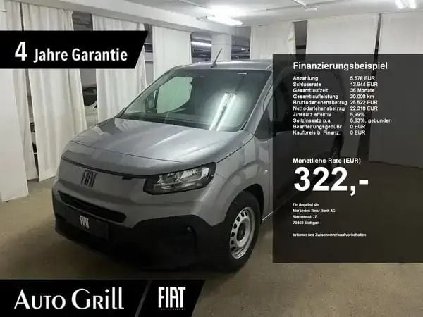 Grau maestro grau Neu 2025 Fiat Doblò Van / Kleinbus | 23.996 € (Guter Preis) - Bild 1/4