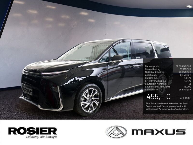 Schwarz / obsidian black Gebraucht 2024 Maxus MIFA 9 Van | 52.896 € - Bild 1/4