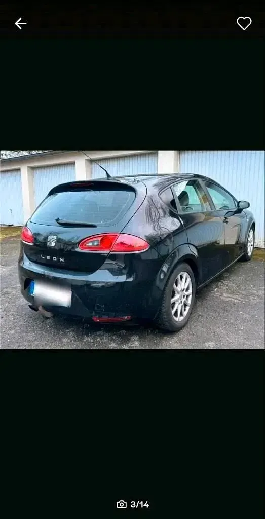 Używany Seat Leon 140 KM (102 kW) 2008 Czarny Hatchback