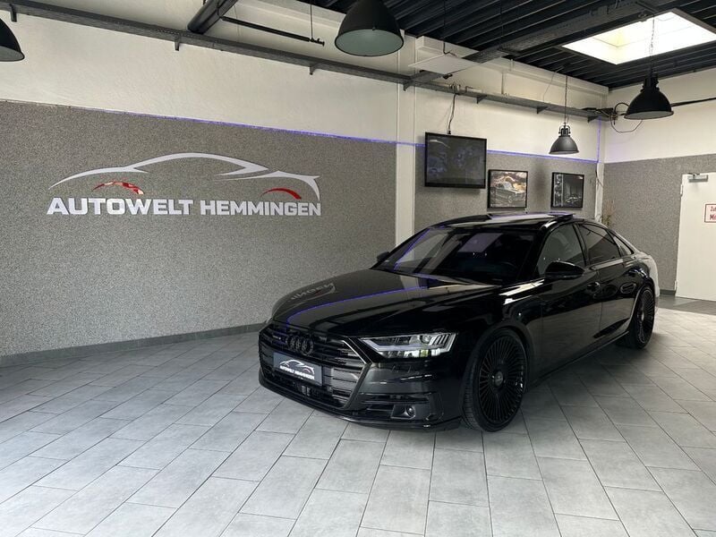Mythosschwarz metallic Gebraucht 2018 Audi A8 Limousine | 39.999 € (Superpreis) - Bild 1/4