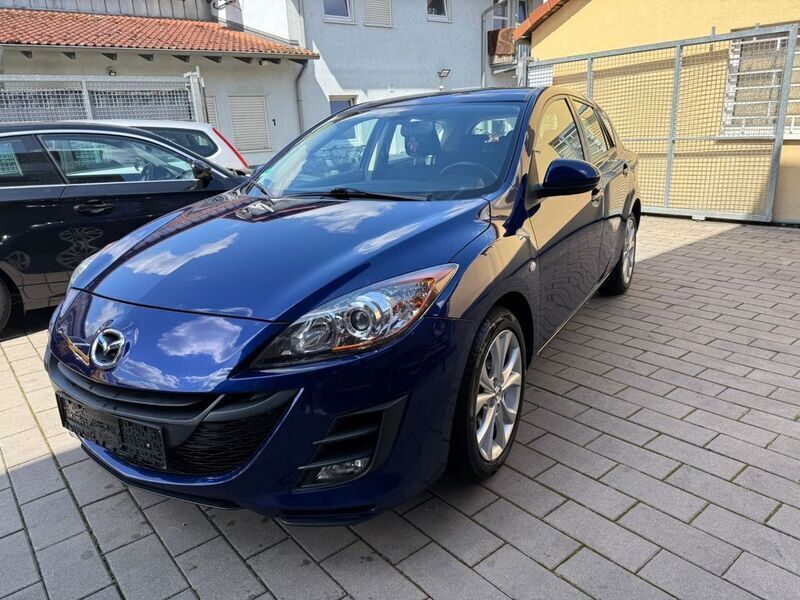 Blau Gebraucht 2009 Mazda 3 High Limousine | 7.999 € (Etwas zu teuer) - Bild 1/4