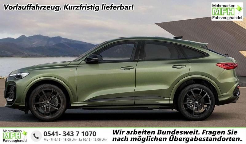 Neu Audi Q5 Sportback S-Line 204 PS (150 kW) 2025 Distriktgrün metallic SUV