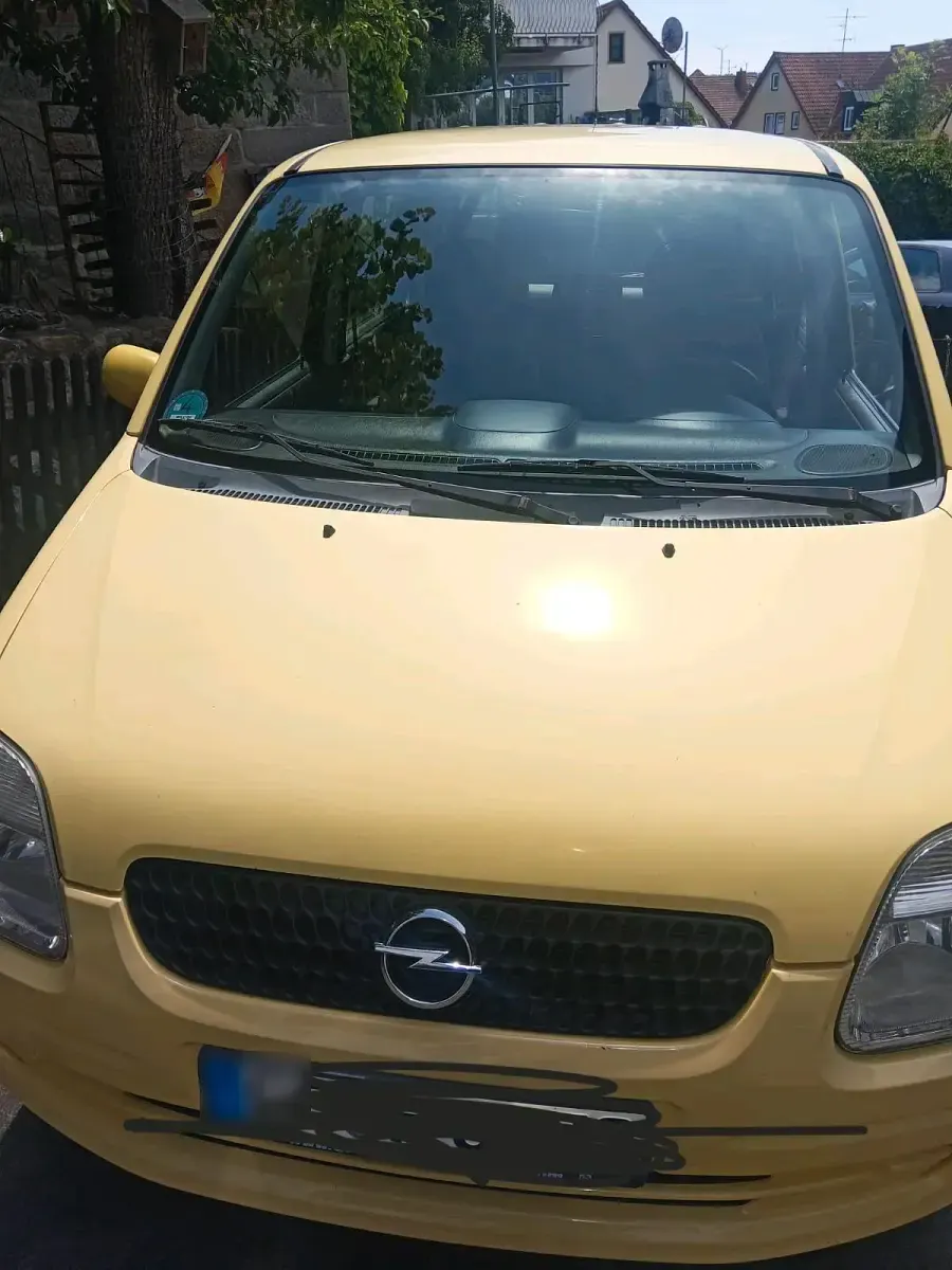 Gebraucht Opel Agila 60 PS (44 kW) 2002 Gelb Van / Kleinbus