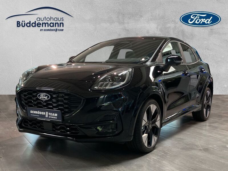Obsidianschwarz metallic Gebraucht 2025 Ford Puma ST-Line X SUV | 31.490 € (Teuer) - Bild 1/4