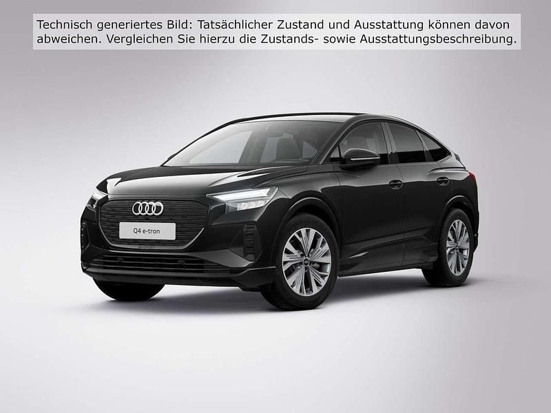 Mythosschwarz metallic Gebraucht 2022 Audi Q4 e-tron Advanced SUV | 23.800 € (Fairer Preis) - Bild 1/4