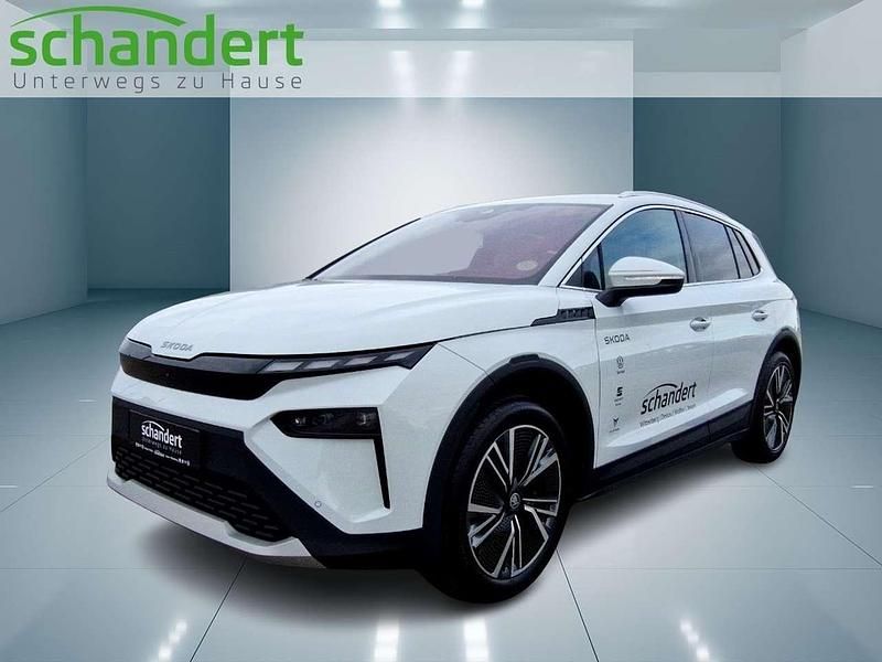 Moonweiß metallic (weiß) Gebraucht 2025 Skoda Elroq Lodge SUV | 48.770 € (Etwas zu teuer) - Bild 1/4