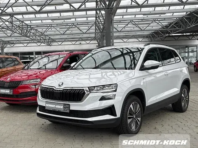 Gebraucht Skoda Karoq Ambition 150 PS (110 kW) 2023 Moonweiß perleffekt SUV