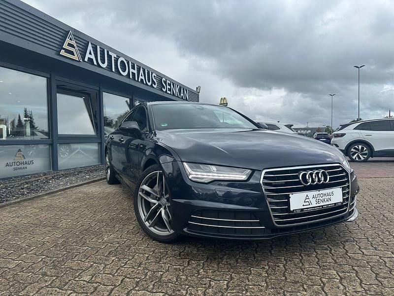 Blau Gebraucht 2015 Audi A7 Sportback Sport Kleinwagen | 22.990 € (Fairer Preis) - Bild 1/4