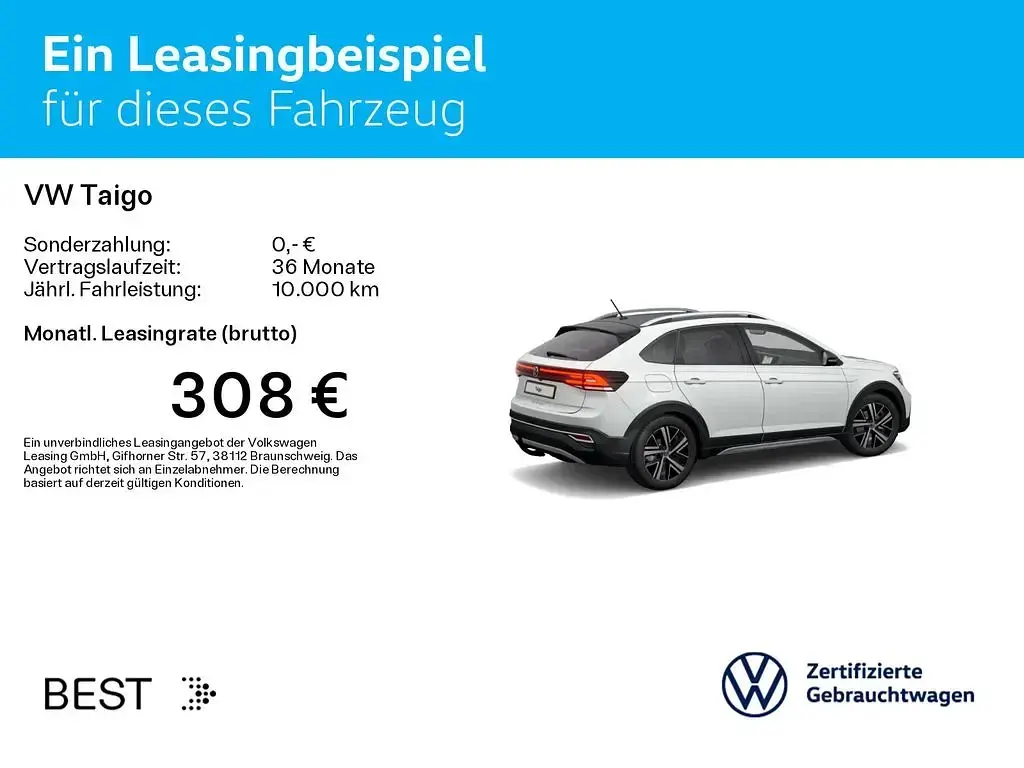 Używany VW Taigo Style 110 KM (80 kW) 2022 Biały SUV