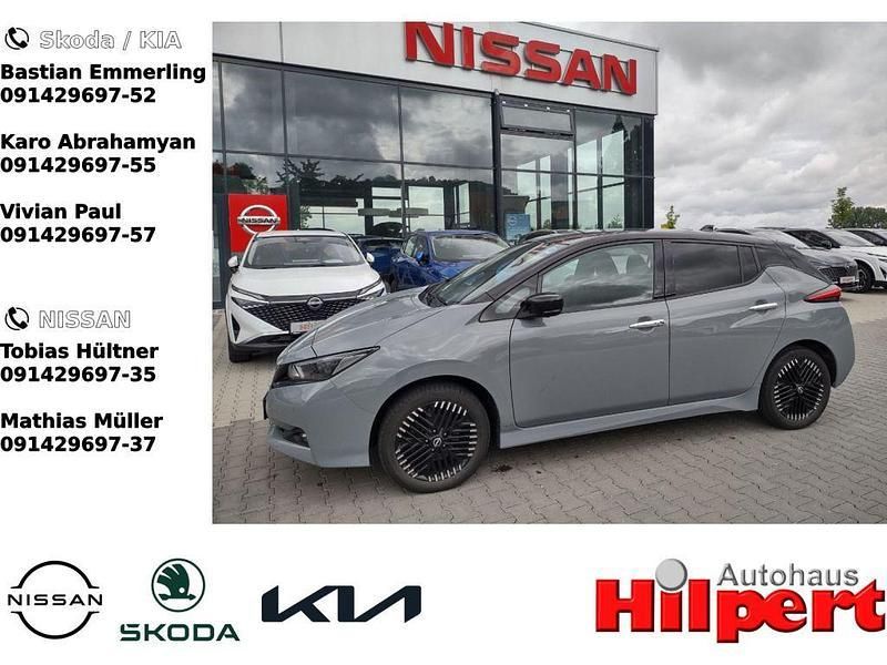 Ceramic grey p/black m Gebraucht 2022 Nissan Leaf Kleinwagen | 16.890 € (Fairer Preis) - Bild 1/4
