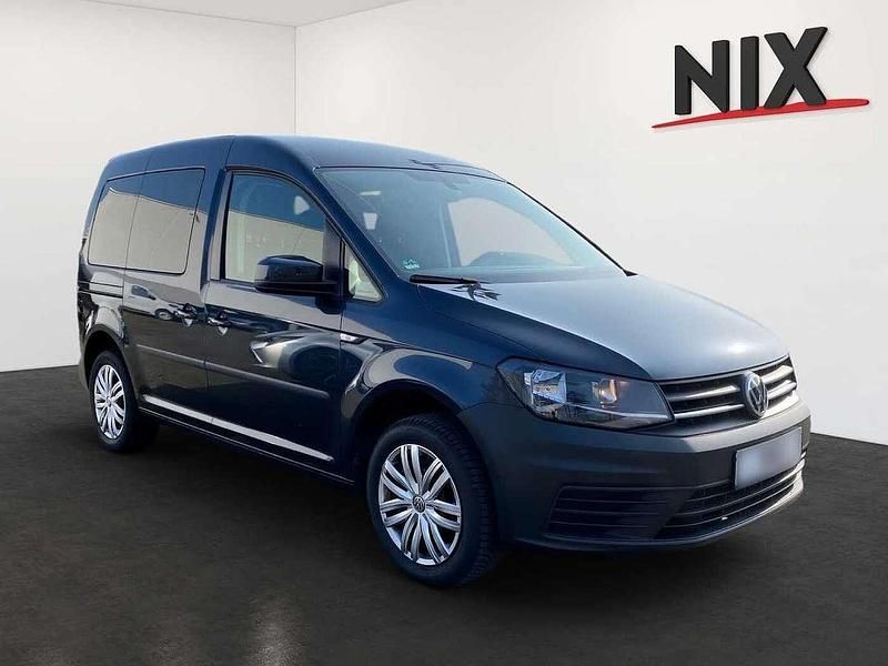 Gebraucht VW Caddy 125 PS (91 kW) 2018 Starlight blue metallic Van / Kleinbus