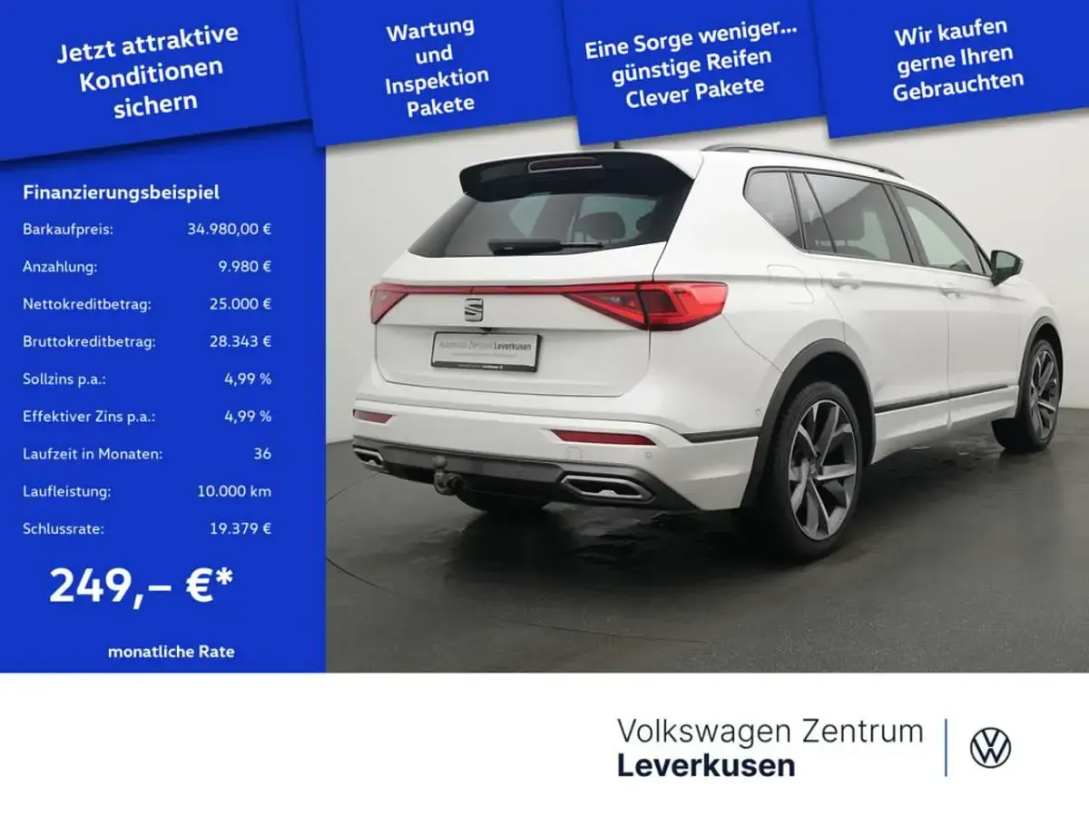 Gebraucht Seat Tarraco 4Drive 245 PS (180 kW) 2023 Weiss SUV