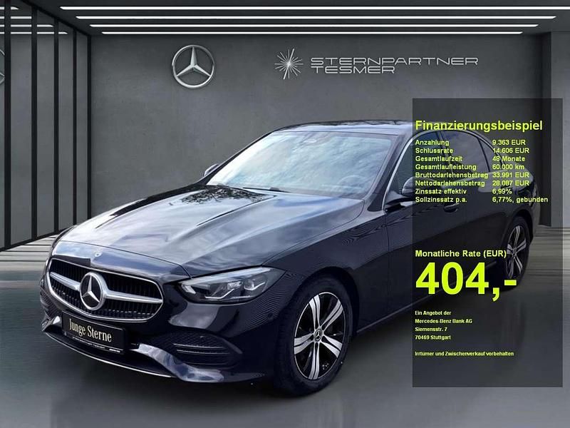Schwarz Gebraucht 2024 Mercedes C200 Avantgarde Limousine | 37.450 € (Fairer Preis) - Bild 1/3