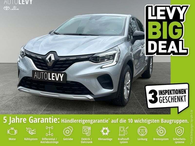 Silber Gebraucht 2020 Renault Captur Business SUV | 13.444 € (Guter Preis) - Bild 1/4