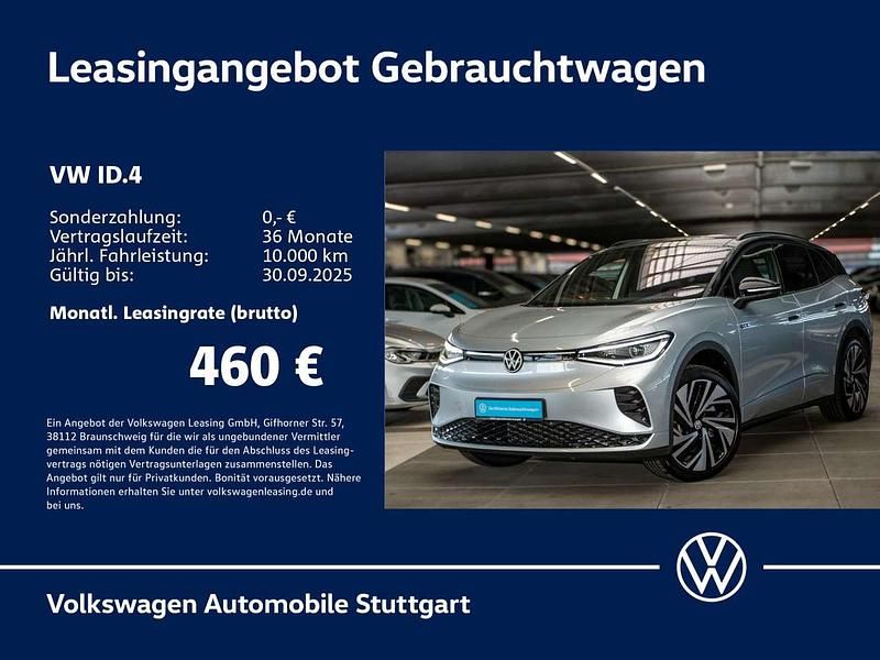 Scale silver metallic/schwarz Gebraucht 2024 VW ID.4 GTX SUV | 44.330 € (Superpreis) - Bild 1/4