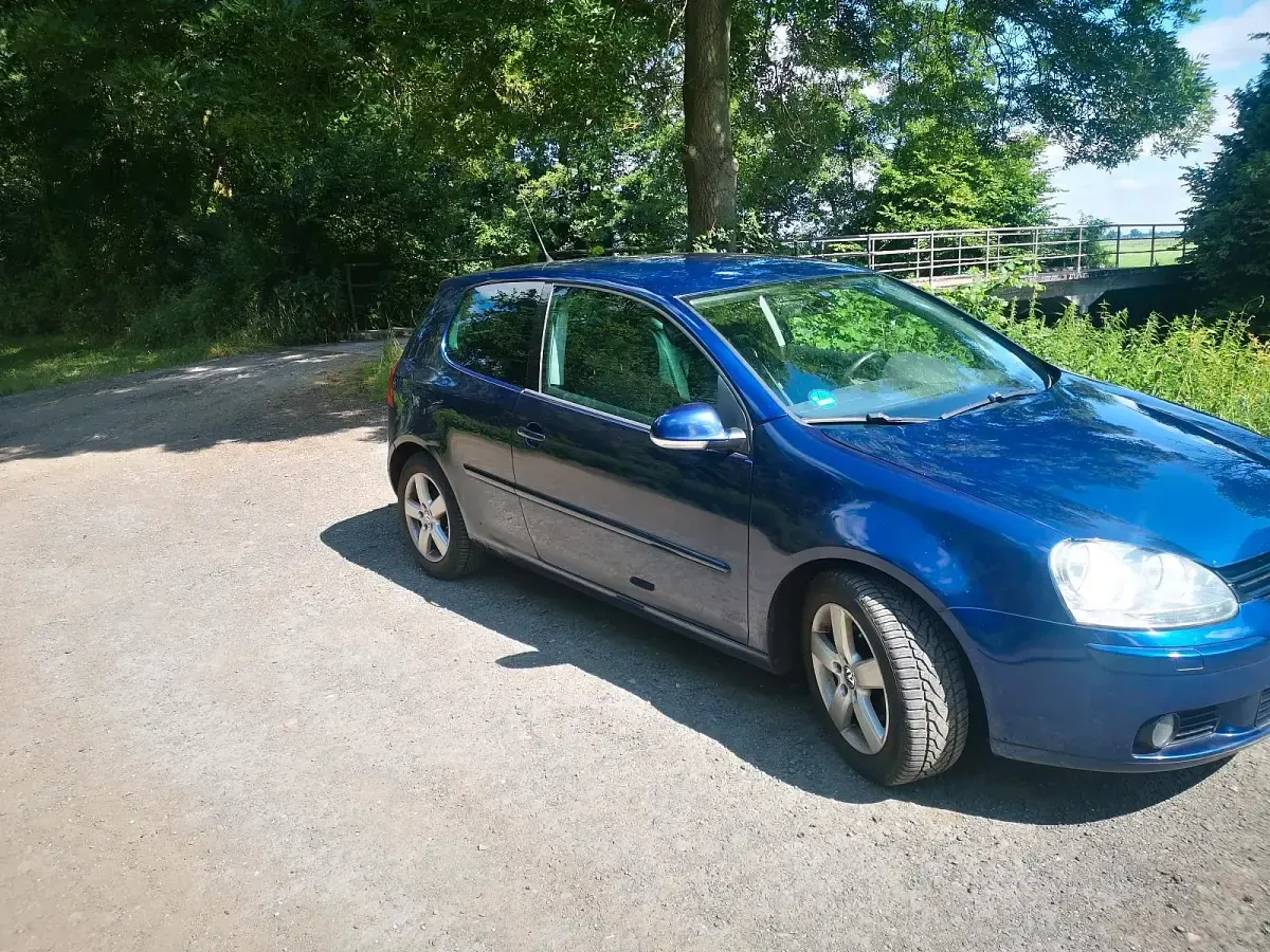 Gebraucht VW Golf V 80 PS (58 kW) 2007 Blau Kleinwagen