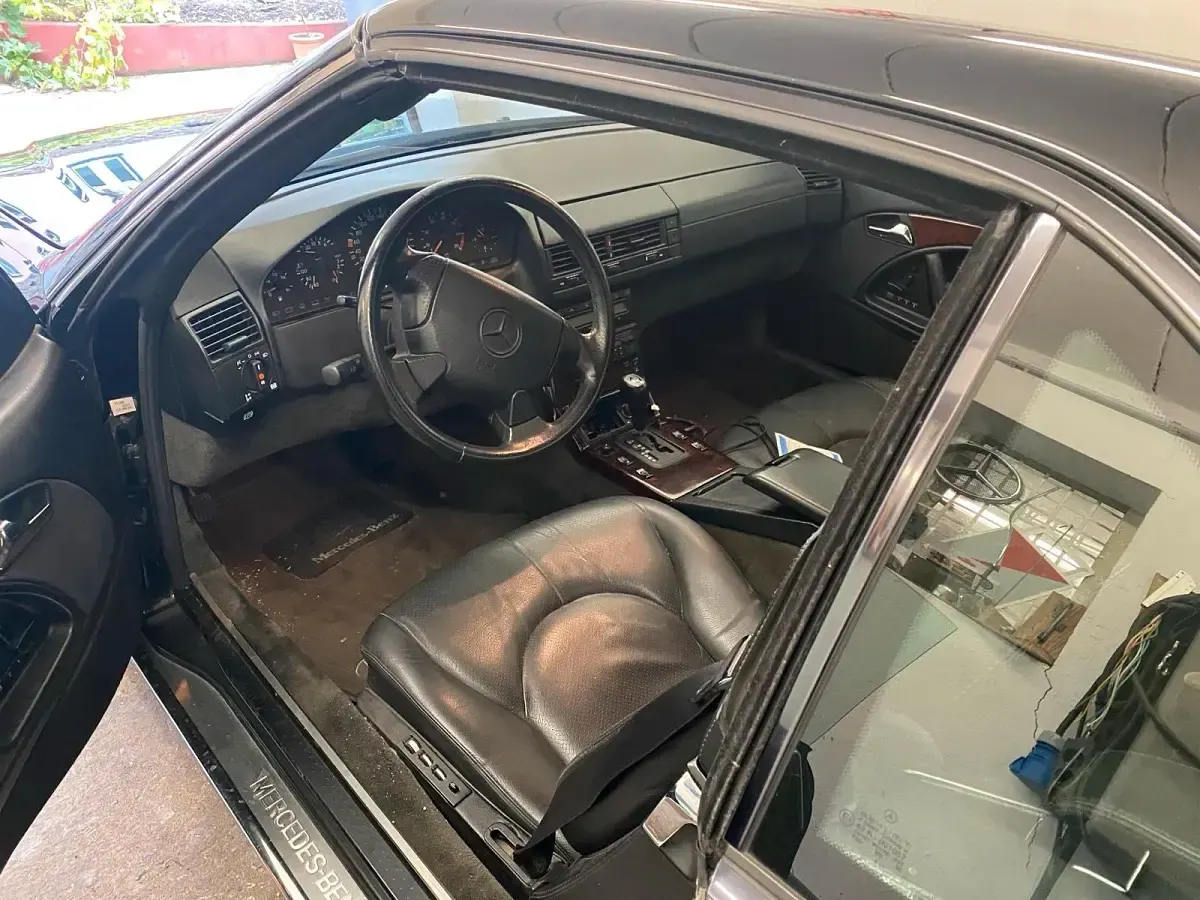 Gebraucht Mercedes SL320 1997 Schwarz Cabrio
